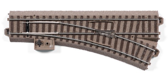 Trix 62612 H0 C-Gleis Weiche rechts 24,3° 