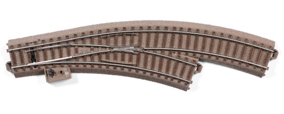 Trix 62672 H0 C-Gleis Bogenweiche rechts 30° 