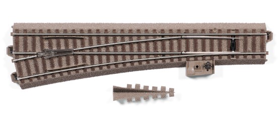 Trix 62711 H0 C-Gleis Weiche links 12,1° 