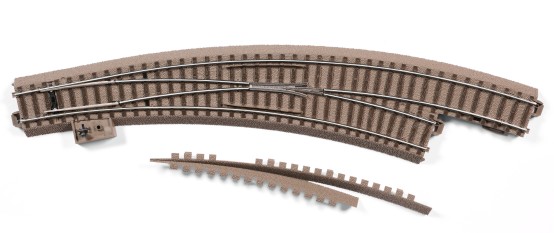 Trix 62772 H0 C-Gleis Schlanke Bogenweiche rechts 30° 