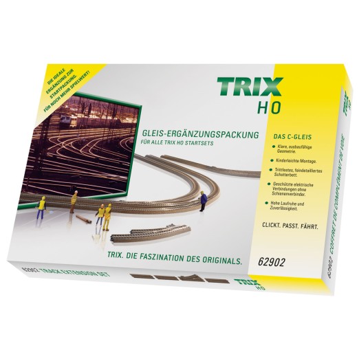 Trix 62902 H0 C-Gleis Ergänzungspackung C2 