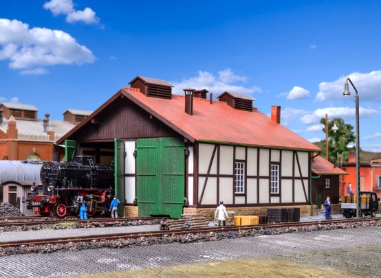 Kibri 39438 H0 Lokschuppen, zweiständig 