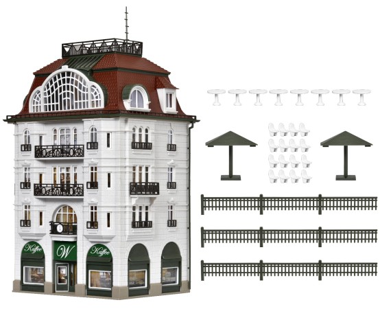 Preview: Vollmer 43618 H0 Wiener Kaffeehaus 