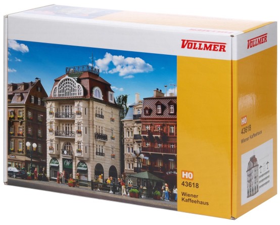 Preview: Vollmer 43618 H0 Wiener Kaffeehaus 