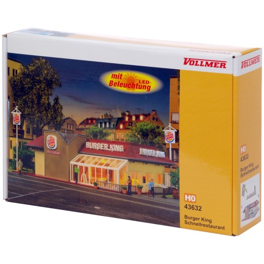 Vollmer 43632 H0 Burger King Schnellrestaurant 