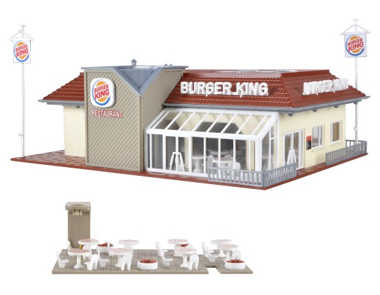Preview: Vollmer 43632 H0 Burger King Schnellrestaurant 