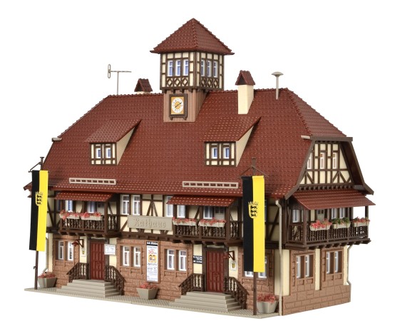 Preview: Vollmer 43690 H0 Rathaus Fürstenberg 