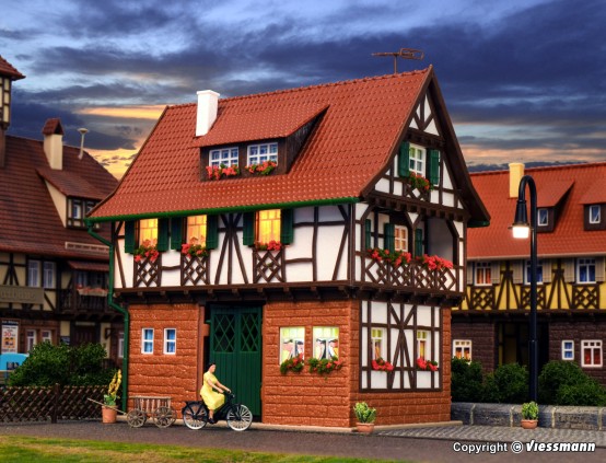 Preview: Vollmer 43734 H0 Gerberhaus 