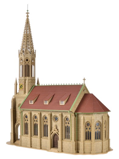Preview: Vollmer 43739 H0 Stadtkirche Stuttgart-Berg 