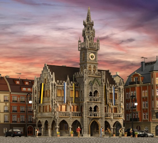 Preview: Vollmer 43760 H0 Großstadt-Rathaus 