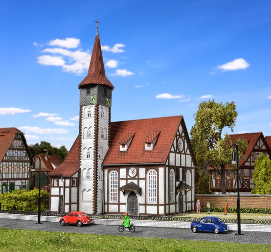 Vollmer 43768 H0 Fachwerkkirche Altbach 