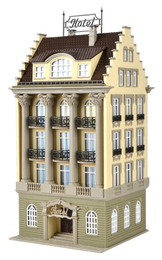 Preview: Vollmer 43772 H0 Hotel 