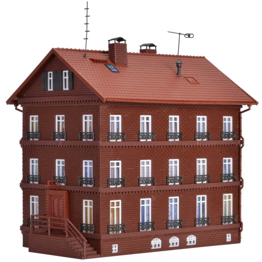 Preview: Vollmer 43805 H0 Eisenbahner-Wohnhaus 