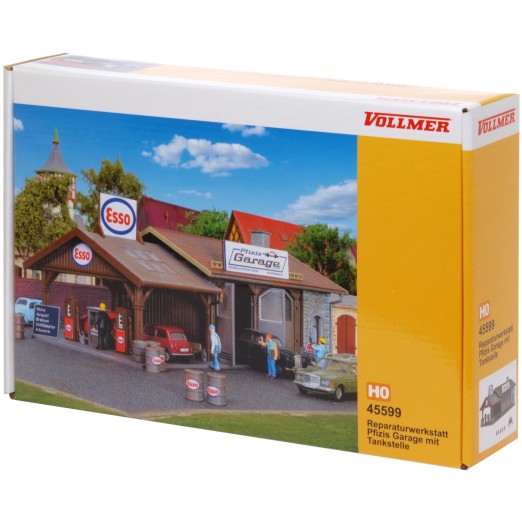 Vollmer 45599 H0 Reparaturwerkstatt Pfizis Garage 