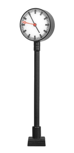 Viessmann 5080 H0 Beleuchtete Bahnsteiguhr, LED weiß 
