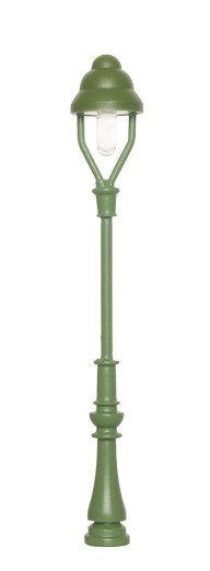 Viessmann 6011 H0 Einheits-Gaslaterne, grün, LED warmweiß 