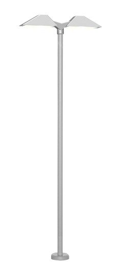 Viessmann 6084 H0 Moderne Bahnsteigleuchte doppelt, 2 LEDs weiß