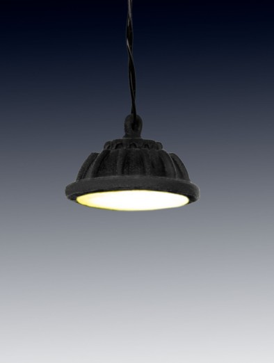 Preview: Viessmann 6088 H0 Hängende Industrieleuchte modern, LED weiß 