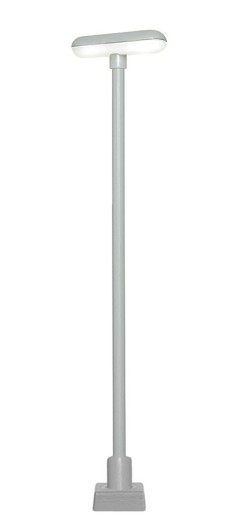 Viessmann 63641 H0 Bahnsteigleuchte mit Kontaktstecksockel, 2 LEDs weiß
