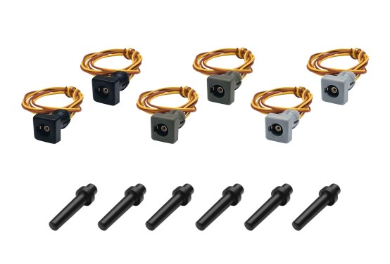 Viessmann 6806 H0 Kontaktstecksockel-Set, 6 Stück 