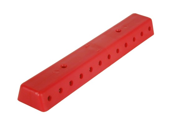 Viessmann 6844 Verteilerleiste rot mit Schrauben, 2 Stück 