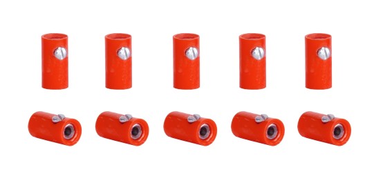 Viessmann 6880 Muffen rot (10 Stück) 