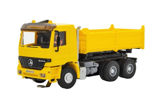 Viessmann 8015 H0 MB ACTROS 3-achs Muldenkipper mit Rundumleuchten, gelb, Basis, Funktionsmodell