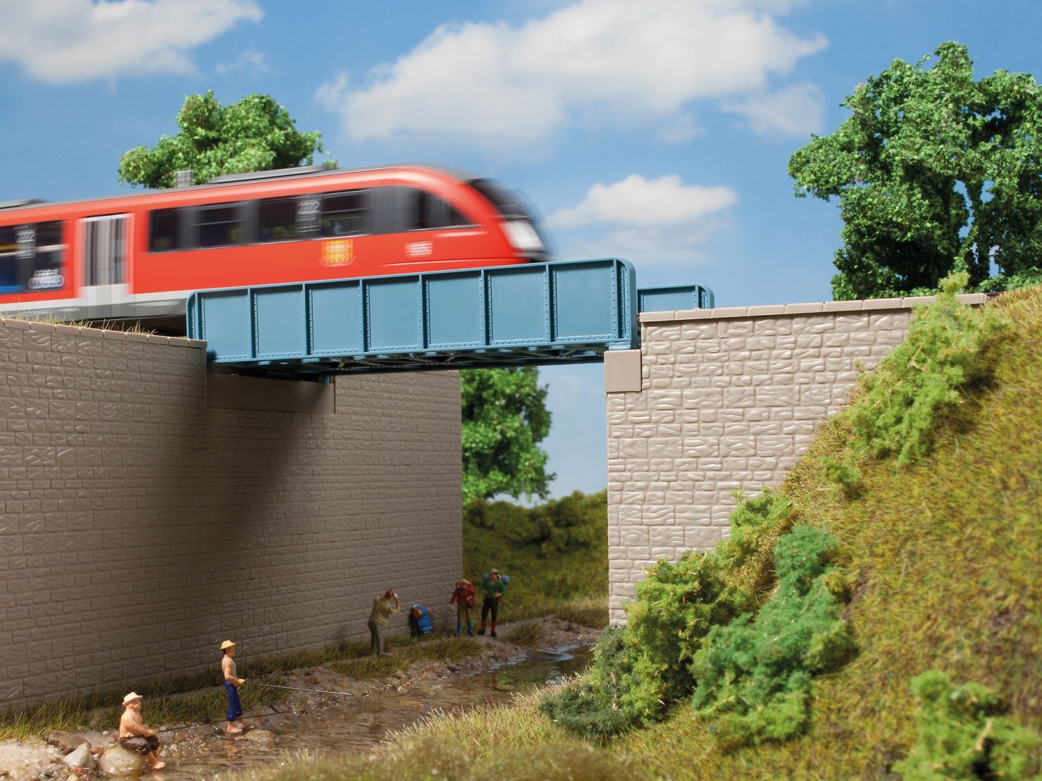Auhagen 11441 H0 Blechträgerbrücke 