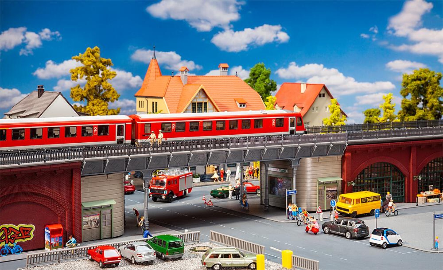 FALLER 120581 H0 S-Bahn-Stadtbrücke 