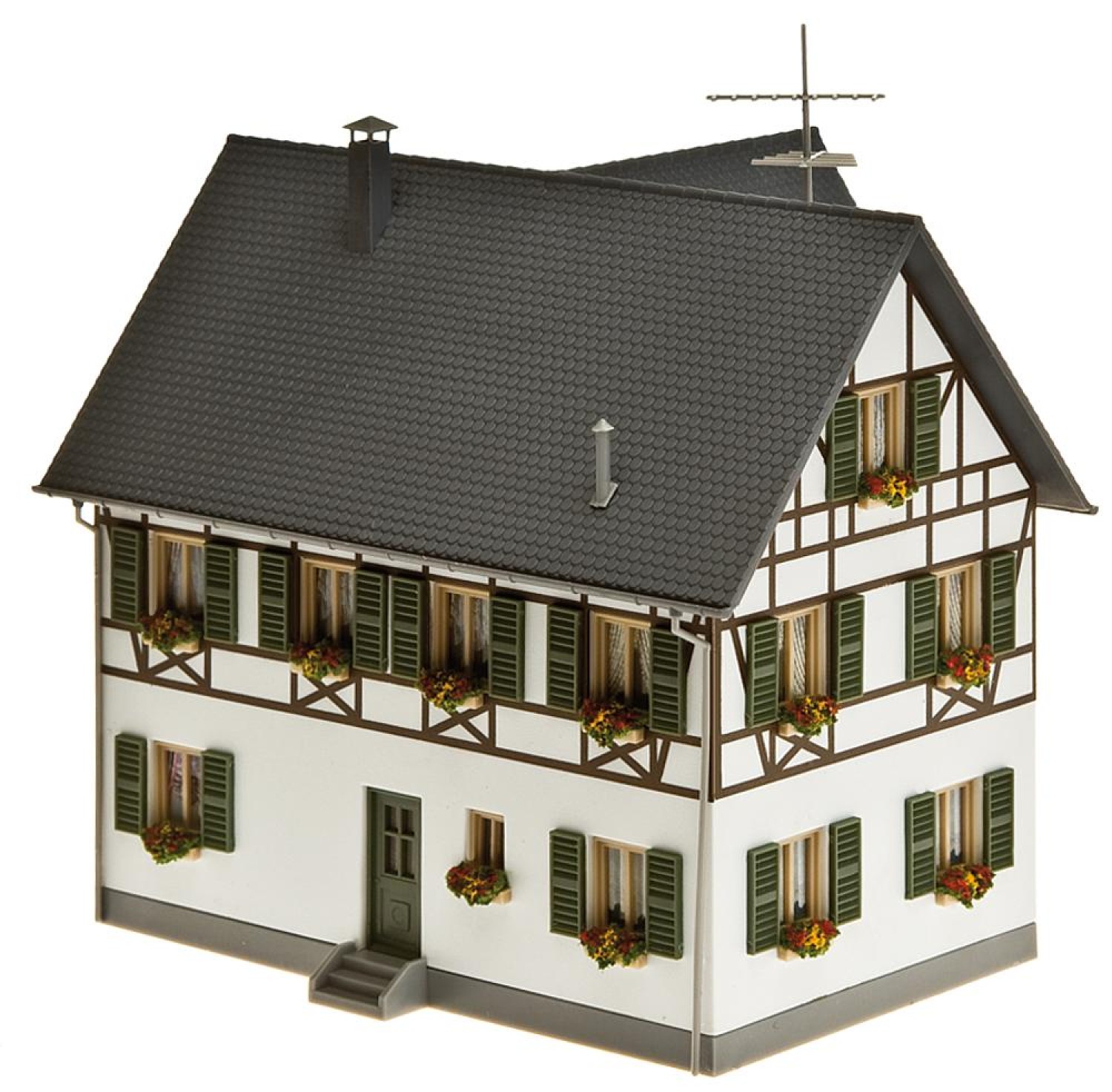 FALLER 130259 H0 Zweifamilienhaus mit Fachwerk 