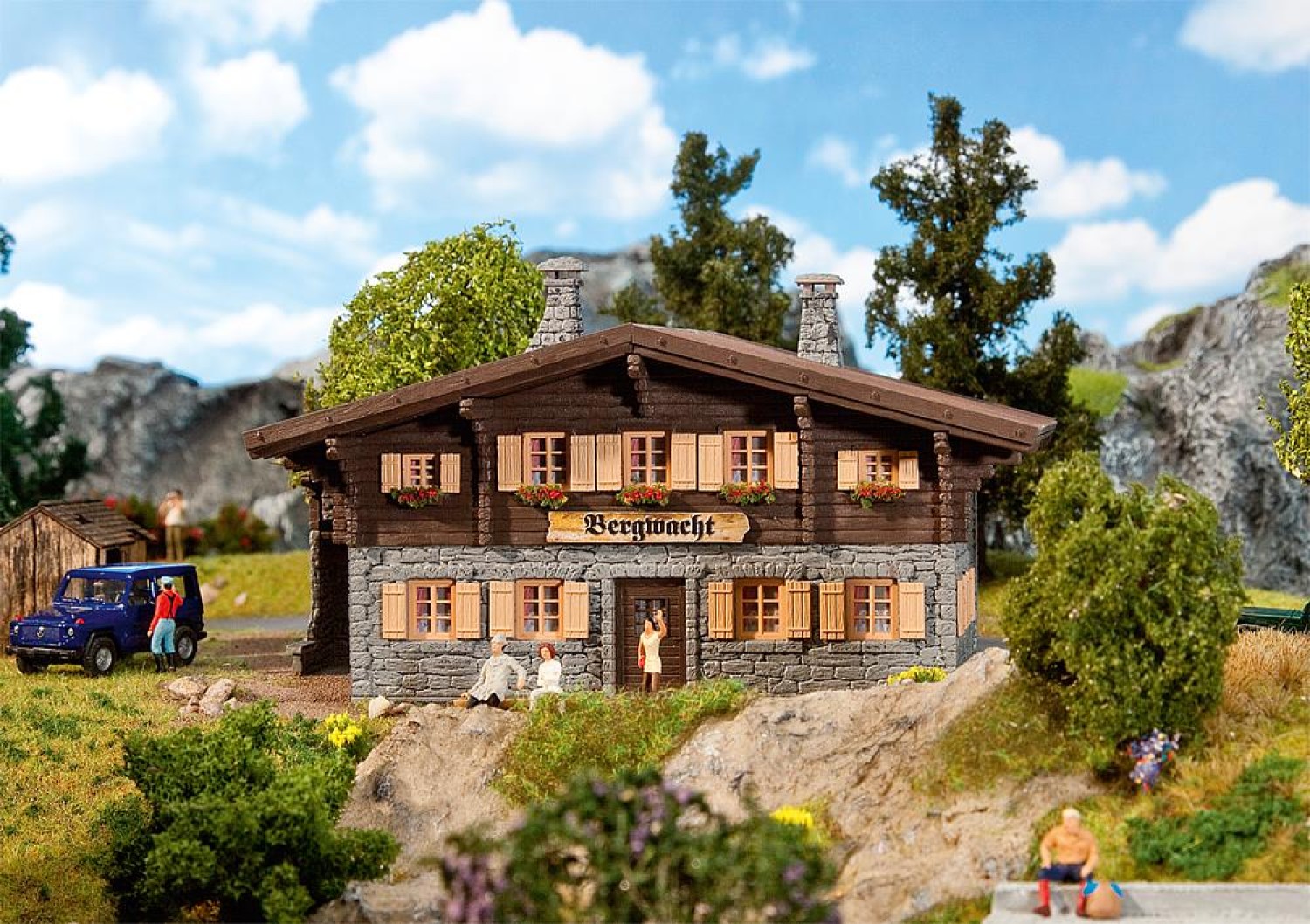 FALLER 130326 H0 Bergwachthütte 