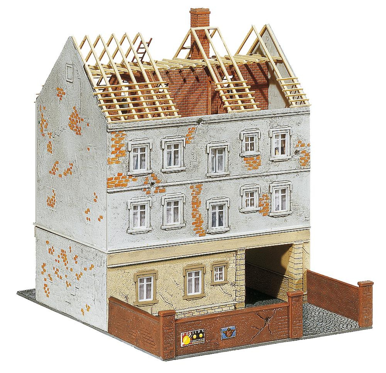 FALLER 130456 H0 Stadthaus in Renovierung 
