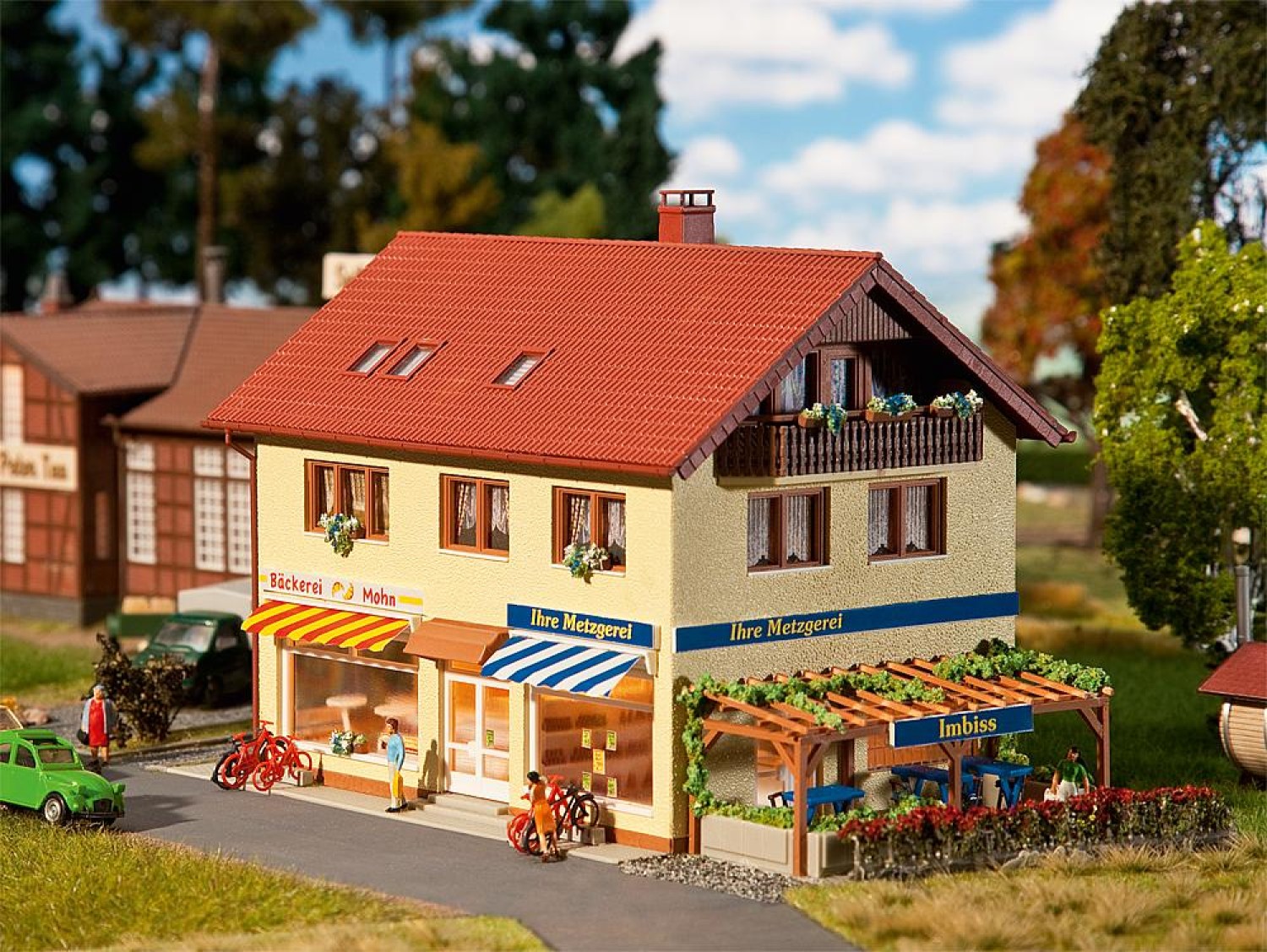 FALLER 130489 H0 Metzgerei / Bäckerei 