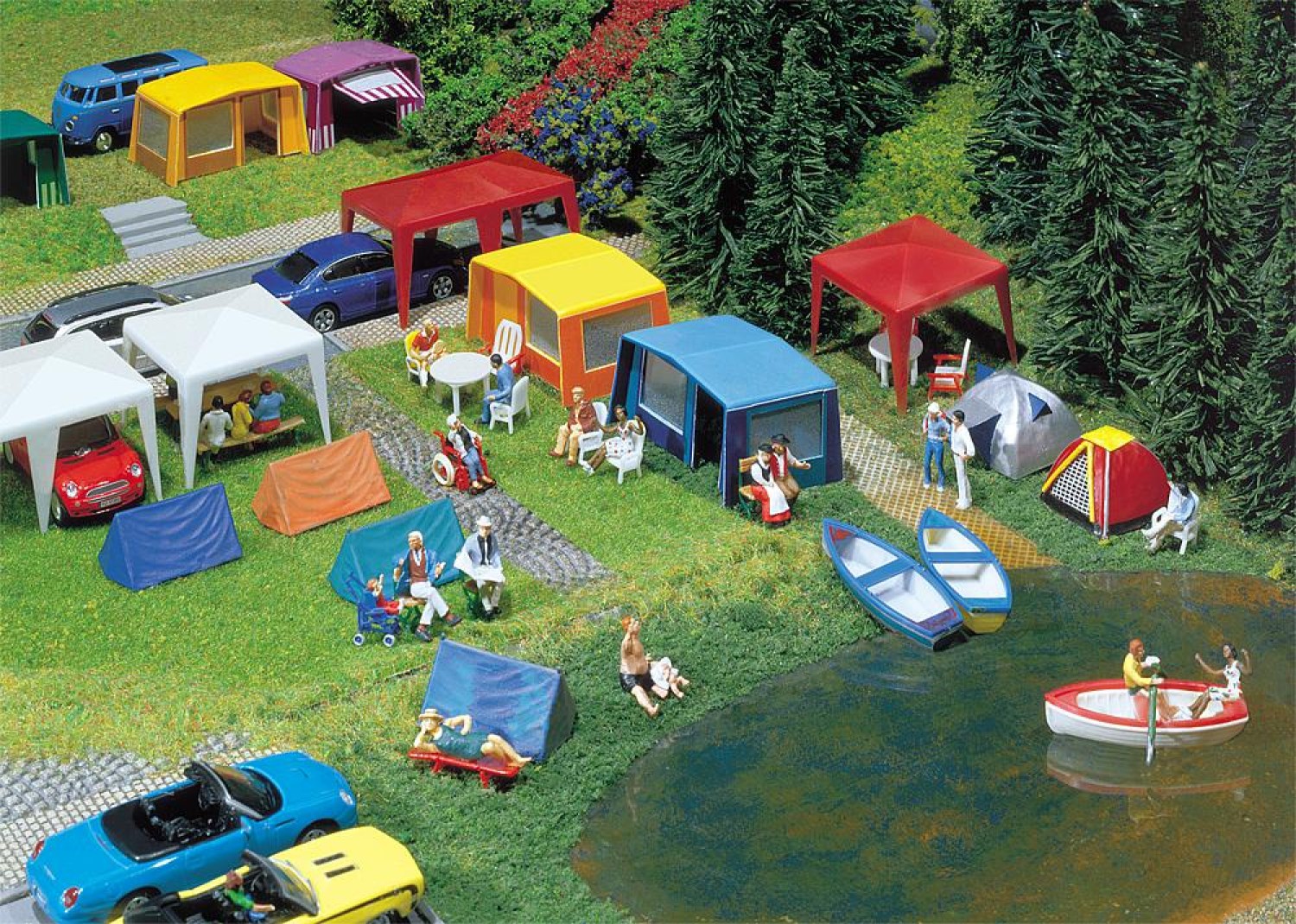 FALLER 130504 H0 Camping-Zelte-Set 