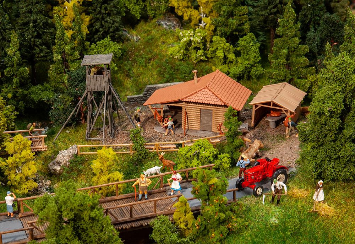 FALLER 130637 H0 Jagdhütte mit Hochsitz 