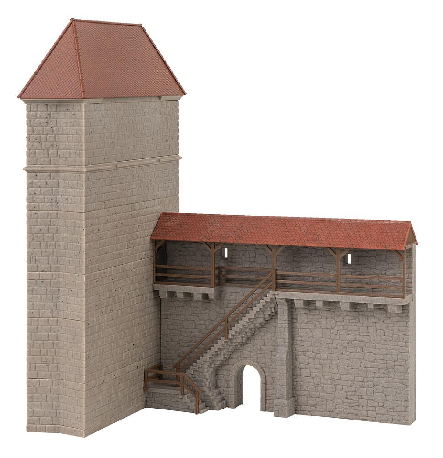 FALLER 130691 H0 Altstadtmauer-Set Schildmauer 