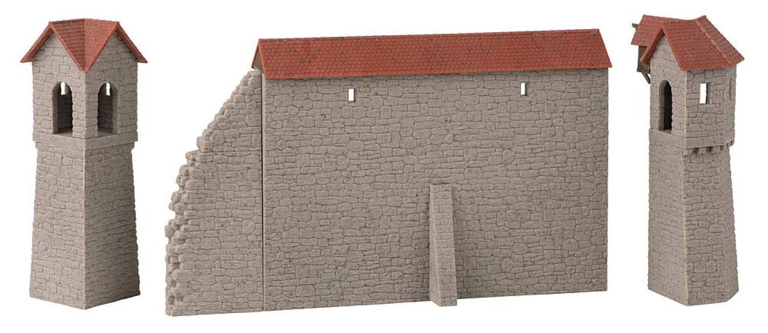 FALLER 130693 H0 Altstadtmauer-Set Wehrtürme 