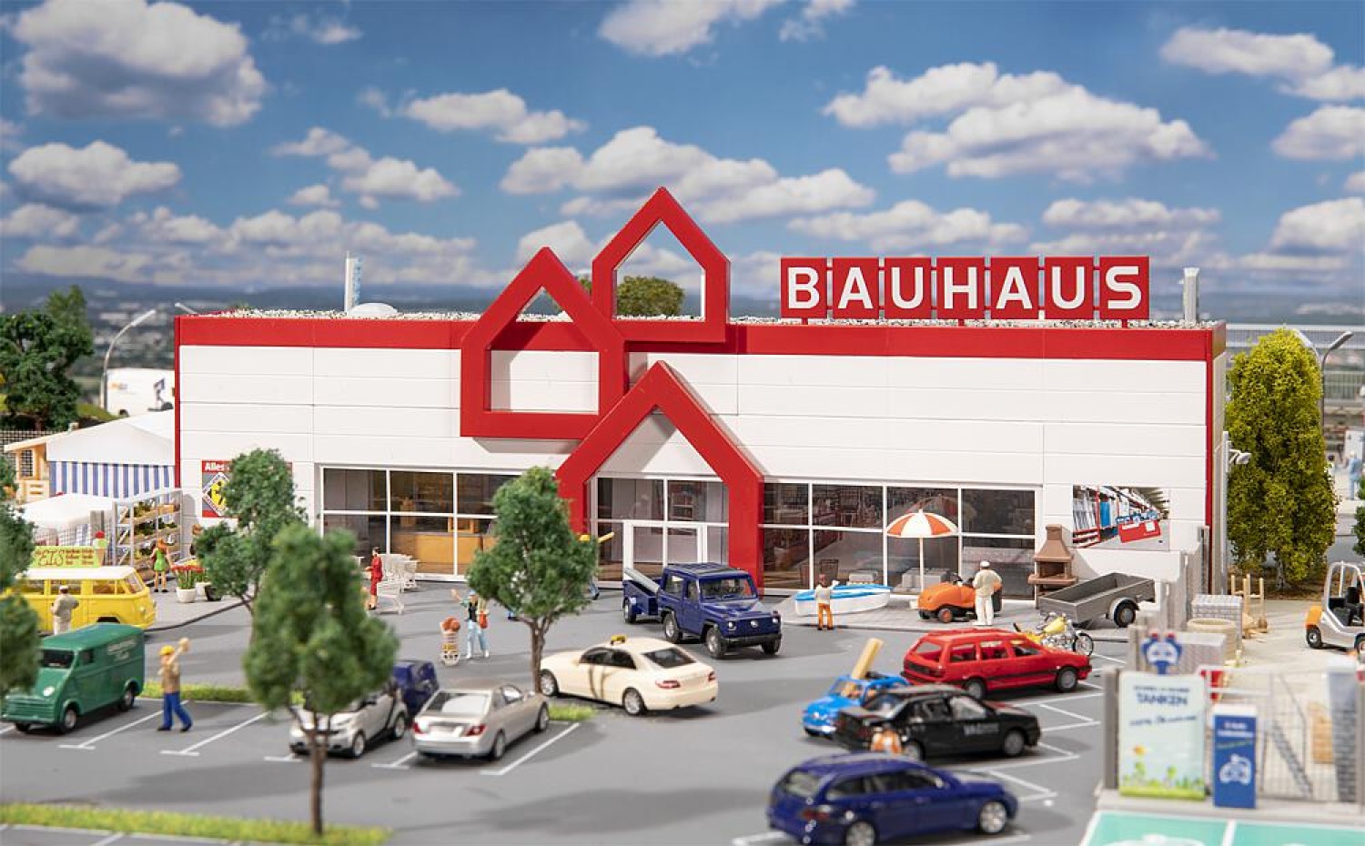 FALLER 130889 H0 Baumarkt, Reliefmodell Systembau 