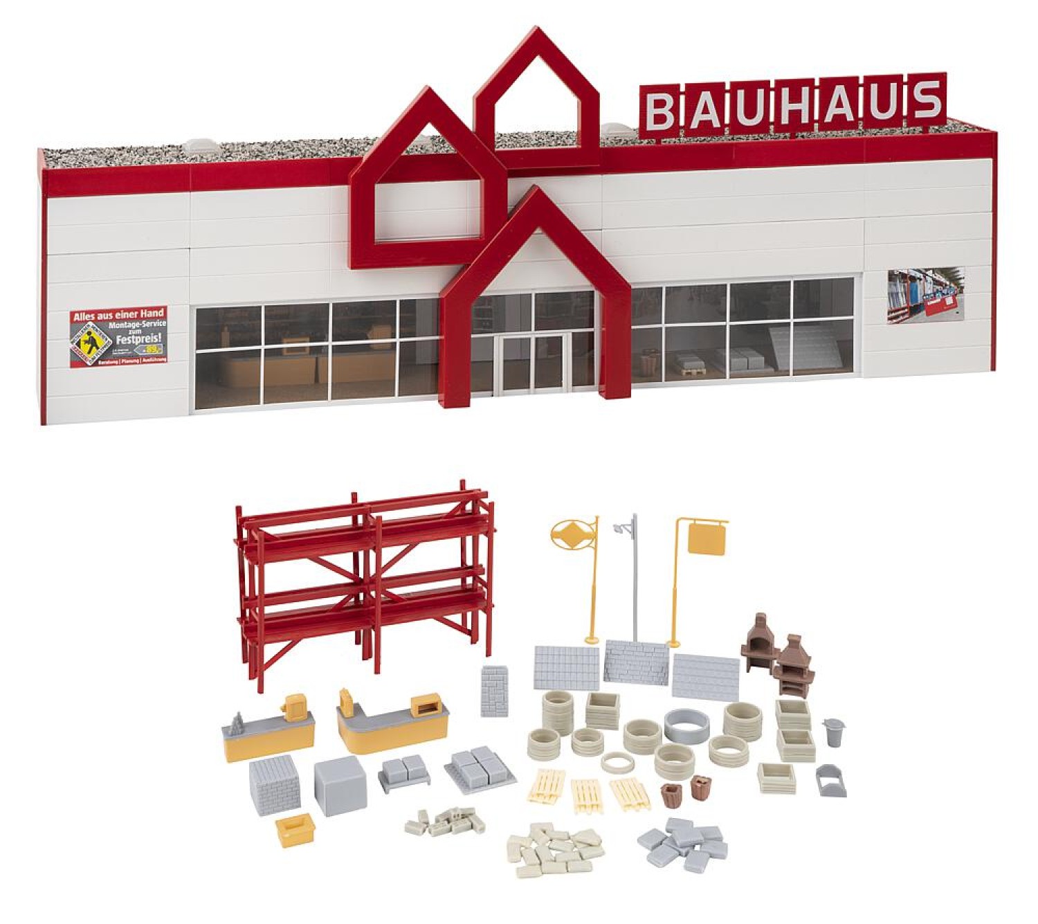 FALLER 130889 H0 Baumarkt, Reliefmodell Systembau 