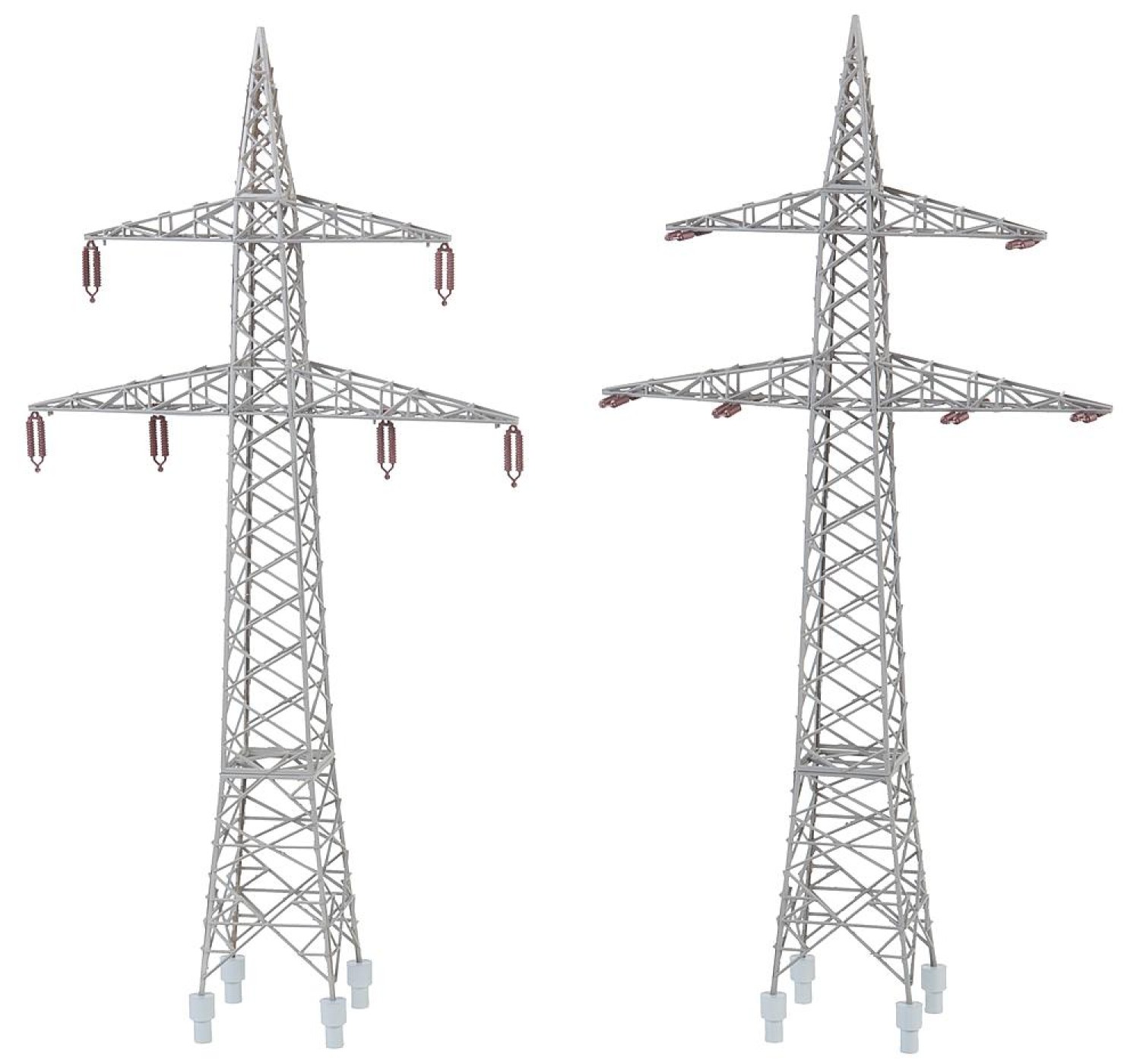FALLER 130898 H0 2 Freileitungsmasten (100 kV) 
