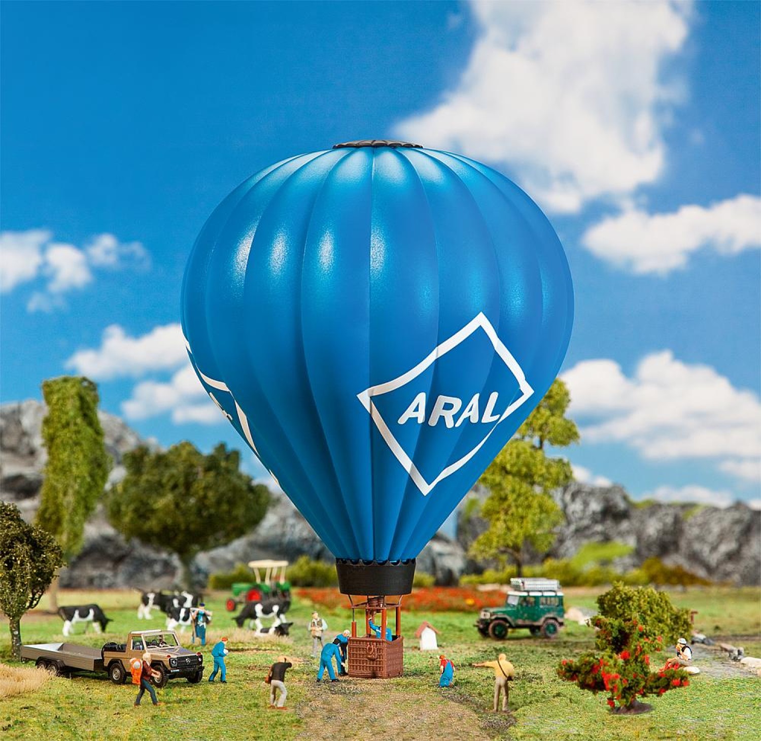 FALLER 131001 H0 Heißluftballon mit Gasflamme 