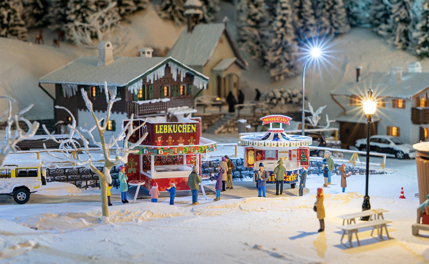 FALLER 134001 H0 2 Weihnachtsmarktbuden 