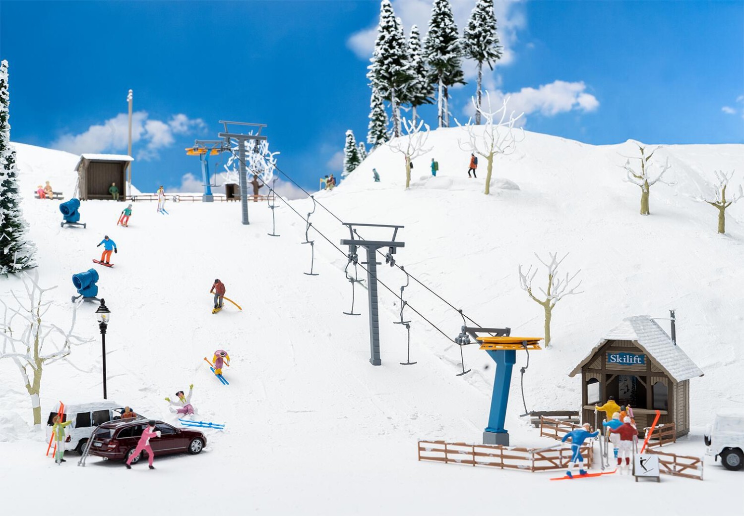 FALLER 134003 H0 Schlepplift mit Kiosk 