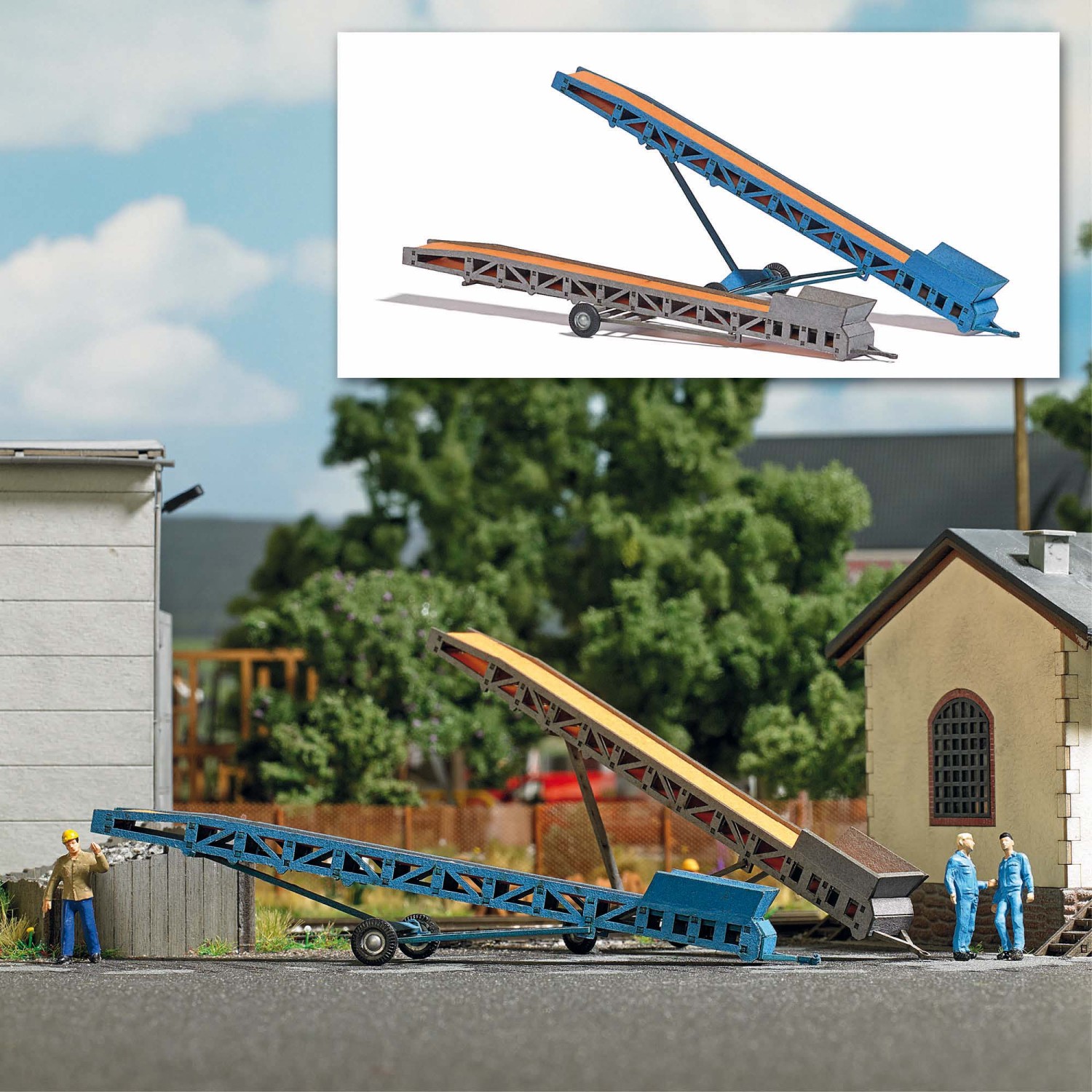 BUSCH 1374 H0 2 Förderbänder 