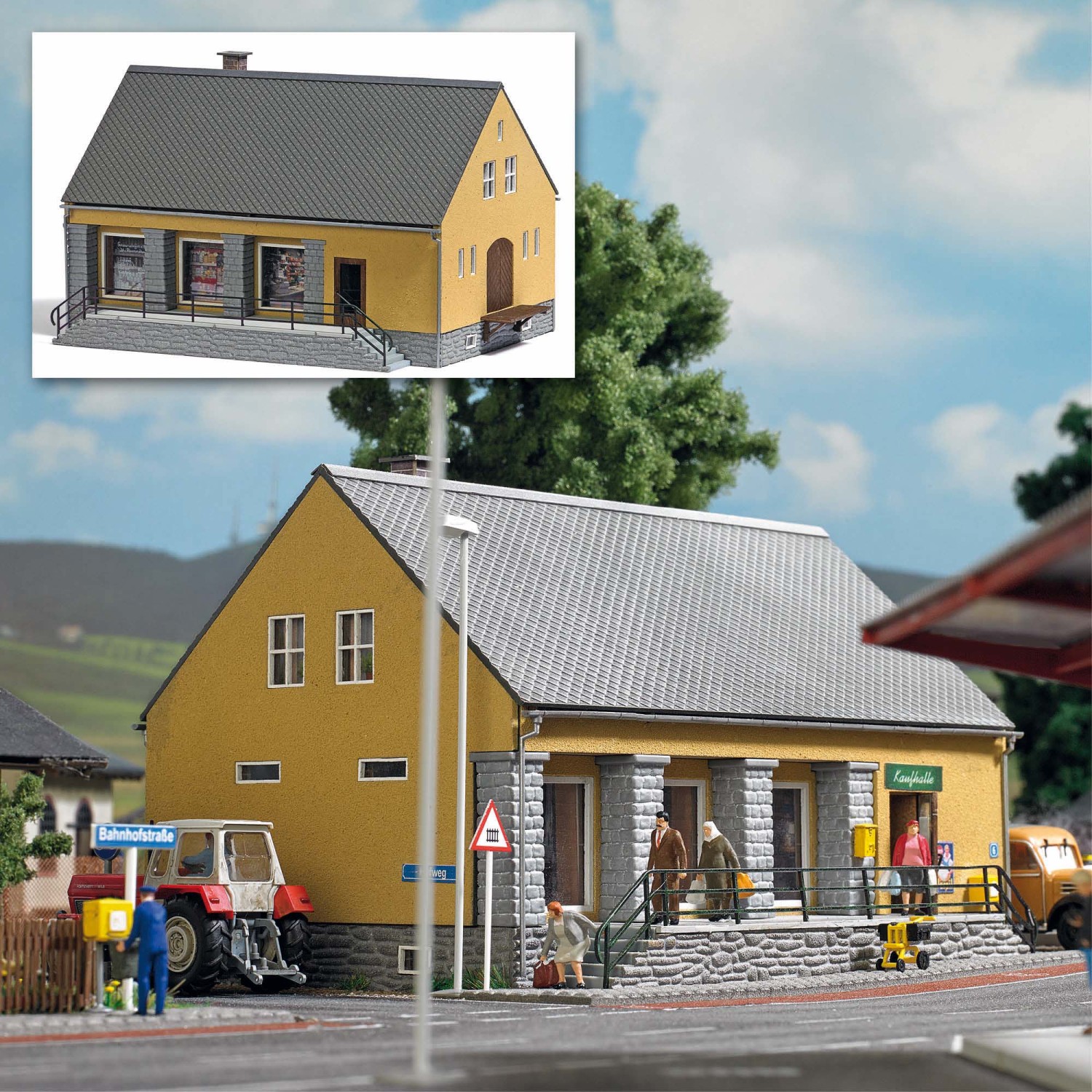BUSCH 1381 H0 Landwarenhaus 