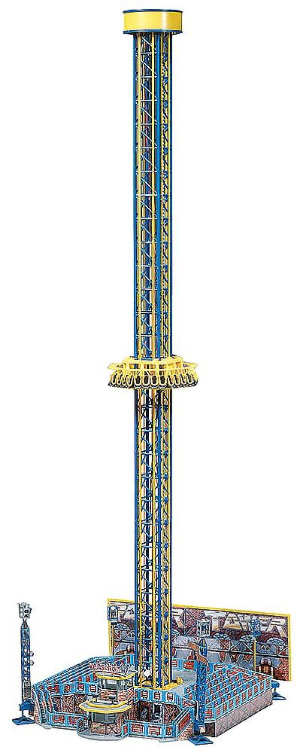FALLER 140325 H0 Fahrgeschäft Freifall-Turm (Power Tower) 