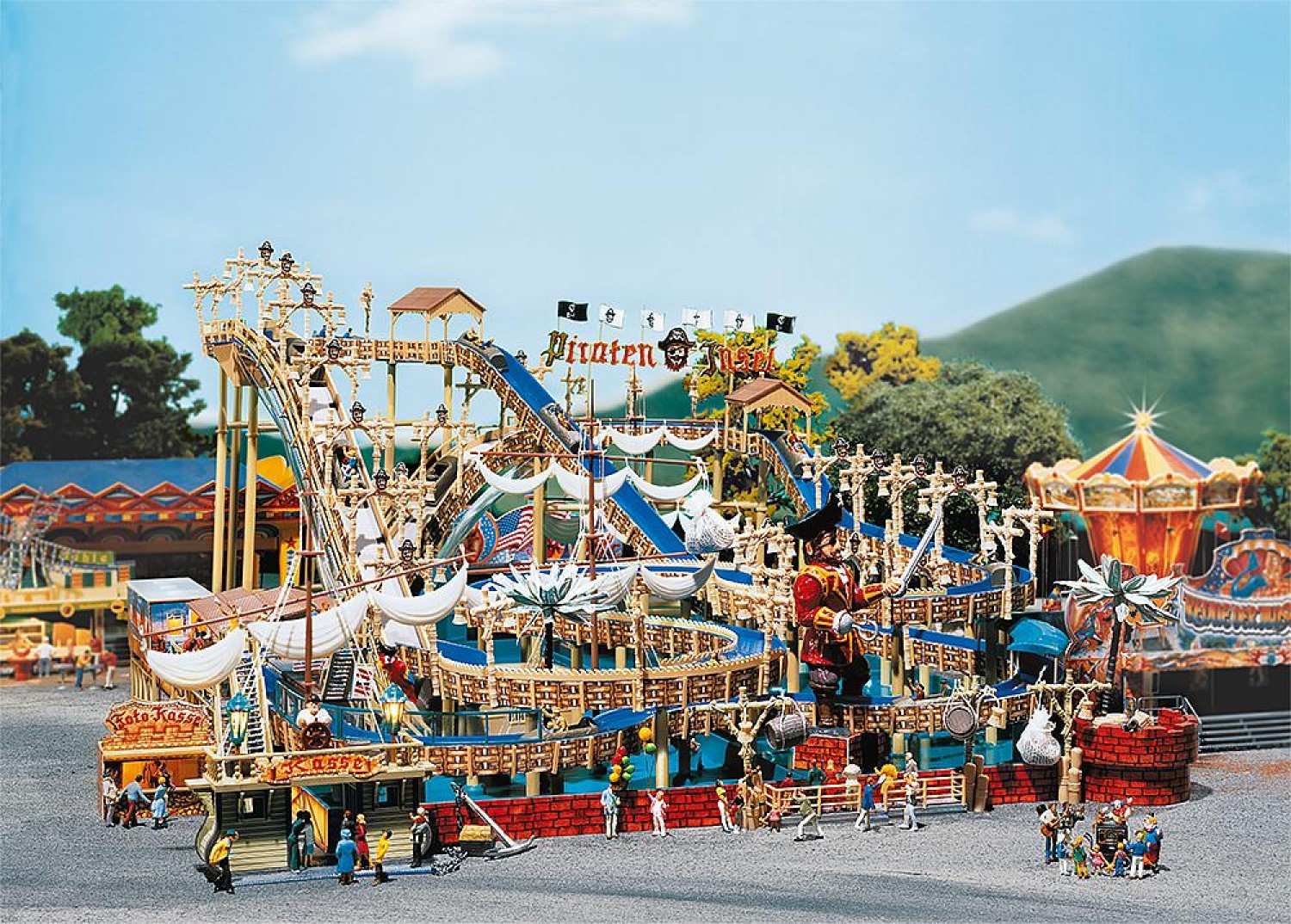 FALLER 140430 H0 Wildwasserbahn Pirateninsel 