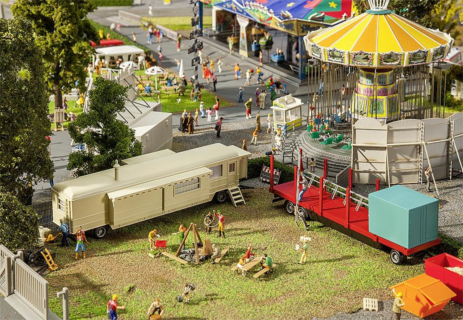 FALLER 140480 H0 Kirmeswagen-Set I 