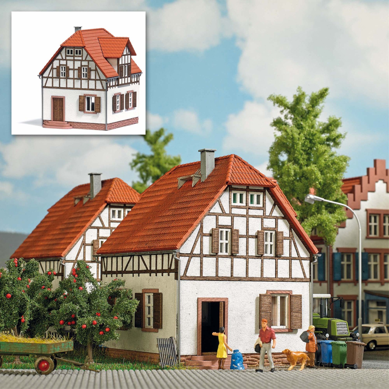 BUSCH 1672 H0 Arbeiterhaus 