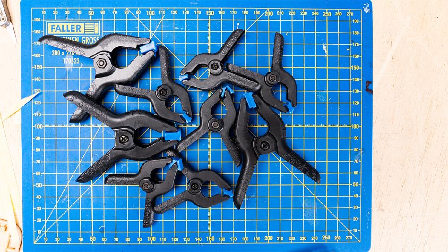 FALLER 170552 Federklemmen, 9er-Set 